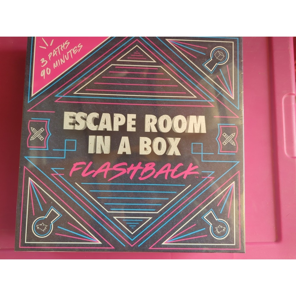 Mattel Escape Room in a Box Flashback Board Game GGD80 New Sealed
